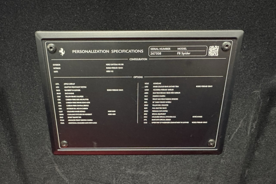 2021 Ferrari F8 Spider - Image 36